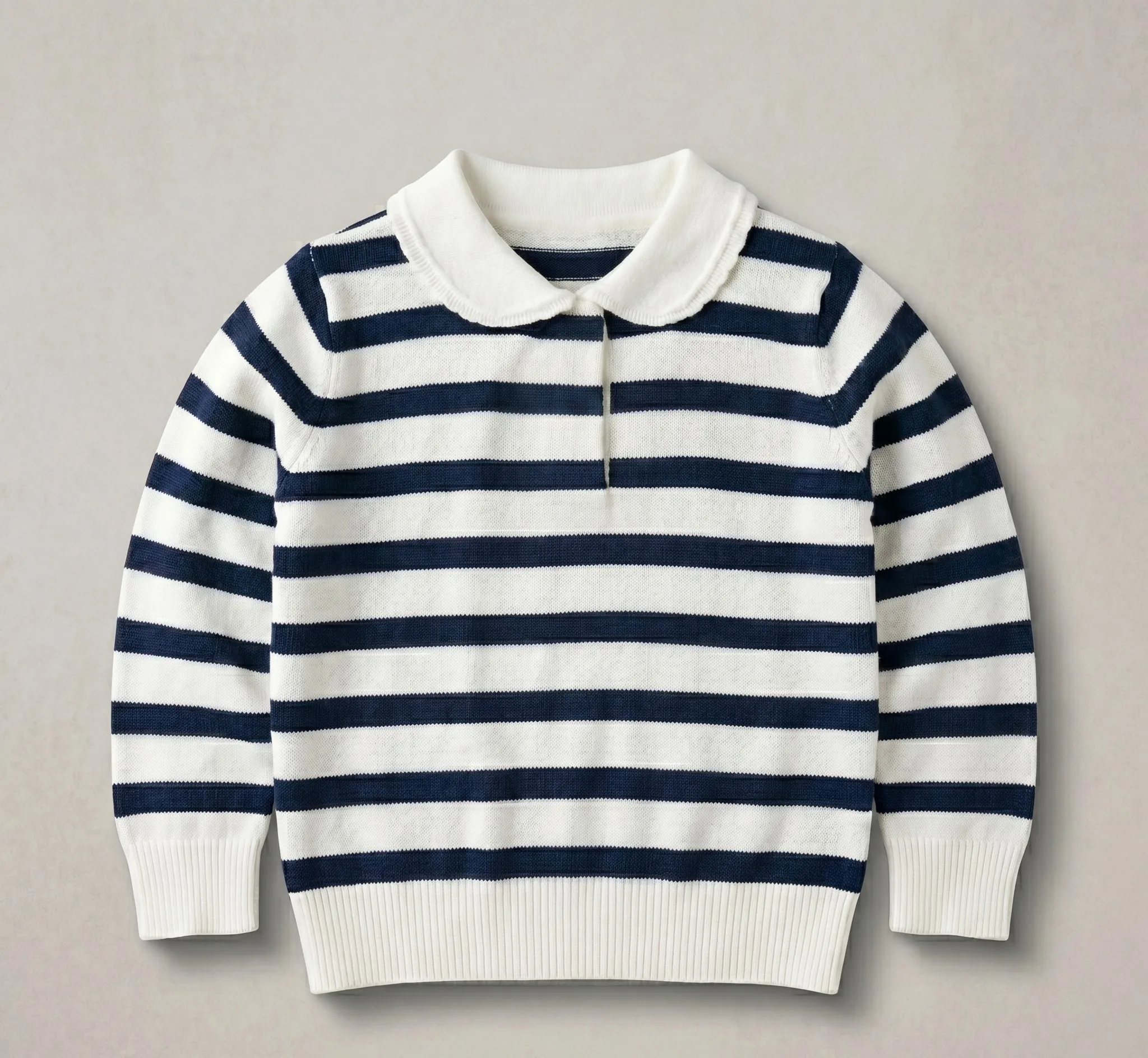 Kids' Striped Knit Pullover — Kids' Striped Knit Pullover (Unbranded)