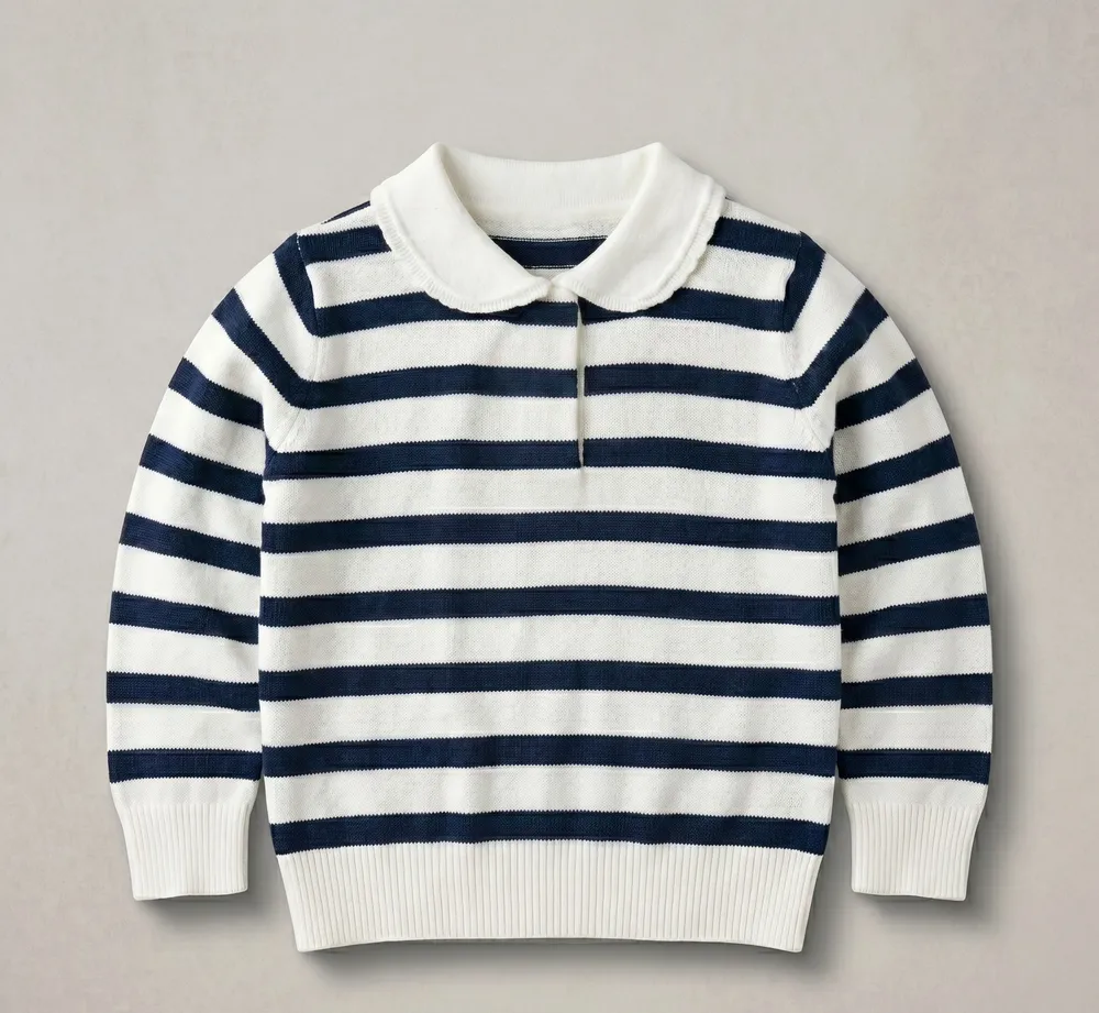 Kids' Striped Knit Pullover — Kids' Striped Knit Pullover (Unbranded)